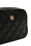 Women's Black Long Strap Quilted Crossbody Bag | Derimod Women's Black Long Strap Quilted Crossbody Bag | Derimod