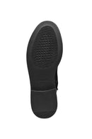 Geox Women's Black Serilda Zippered Leather Boots | Derimod Geox Women's Black Serilda Zippered Leather Boots | Derimod