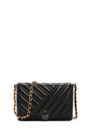 Women's Black Long Strap Shoulder Bag | Derimod Women's Black Long Strap Shoulder Bag | Derimod