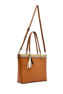 Women's Tan Long Strap Shoulder Bag | Derimod Women's Tan Long Strap Shoulder Bag | Derimod