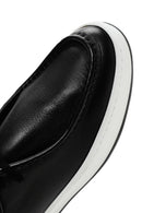 Men's Black Lace-up Leather Casual Shoes | Derimod Men's Black Lace-up Leather Casual Shoes | Derimod