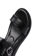 Kadın Siyah Comfort Sandalet | Derimod Kadın Siyah Comfort Sandalet | Derimod