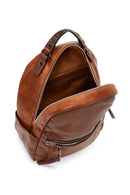 Women's Tan Studded Backpack | Derimod Women's Tan Studded Backpack | Derimod