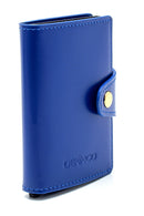 Women's Blue Leather Card Holder | Derimod Women's Blue Leather Card Holder | Derimod