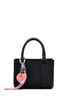 Women's Black Long Strap Accessory Fabric Handbag | Derimod Women's Black Long Strap Accessory Fabric Handbag | Derimod
