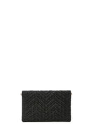 Women's Black Long Chain Strap Clutch Bag | Derimod Women's Black Long Chain Strap Clutch Bag | Derimod