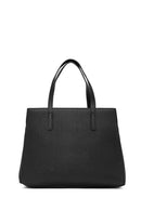 Kadın Siyah Uzun Askılı Klasik Kol Çantası | Derimod Kadın Siyah Uzun Askılı Klasik Kol Çantası | Derimod