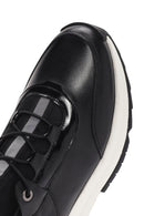 Men's Black Lace-up Leather Sneaker | Derimod Men's Black Lace-up Leather Sneaker | Derimod