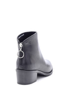 Women's Leather Dermuar Detailed Boots | Derimod Women's Leather Dermuar Detailed Boots | Derimod