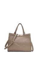 Kadın Bej Uzun Askılı Kol Çantası | Derimod Kadın Bej Uzun Askılı Kol Çantası | Derimod