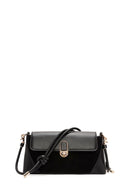 Kadın Siyah Uzun Askılı Omuz Çantası | Derimod Kadın Siyah Uzun Askılı Omuz Çantası | Derimod