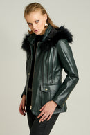 Diva Kadın Deri Ceket | Derimod Diva Kadın Deri Ceket | Derimod