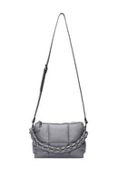 Women's Gray Quilted Crossbody Bag | Derimod Women's Gray Quilted Crossbody Bag | Derimod
