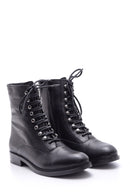 Women's Leather Lace-up Boots | Derimod Women's Leather Lace-up Boots | Derimod