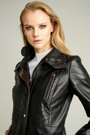 Melrose Kadın Deri Ceket | Derimod Melrose Kadın Deri Ceket | Derimod