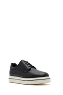 Men's Black Lace-up Leather Casual Shoes | Derimod Men's Black Lace-up Leather Casual Shoes | Derimod