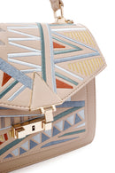 Kadın Pudra Uzun Askılı Baskılı El Çantası | Derimod Kadın Pudra Uzun Askılı Baskılı El Çantası | Derimod