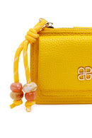 Woman Yellow Charm Card Holder | Derimod Woman Yellow Charm Card Holder | Derimod