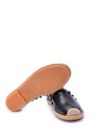 Kadın Taş Detaylı Deri Espadril | Derimod Kadın Taş Detaylı Deri Espadril | Derimod