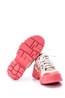 Kadın Pembe Tabanlı Sneaker | Derimod Kadın Pembe Tabanlı Sneaker | Derimod