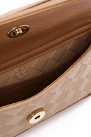 Kadın Bej Uzun Askılı Baskılı Çapraz Çanta | Derimod Kadın Bej Uzun Askılı Baskılı Çapraz Çanta | Derimod