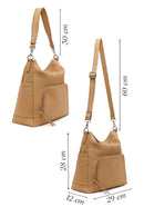 Woman Beige Long-Strap Shoulder Bag | Derimod Woman Beige Long-Strap Shoulder Bag | Derimod