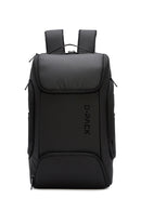 D-Pack Unisex Black Technological Fabric Backpack | Derimod D-Pack Unisex Black Technological Fabric Backpack | Derimod