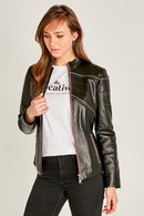 Jasmine Kadın Deri Ceket | Derimod Jasmine Kadın Deri Ceket | Derimod