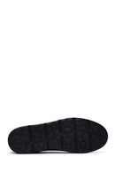 Erkek Siyah Deri Casual Sneaker | Derimod Erkek Siyah Deri Casual Sneaker | Derimod