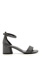 Kadın Gümüş Topuklu Ayakkabı | Derimod Kadın Gümüş Topuklu Ayakkabı | Derimod