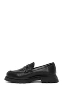 Kadın Siyah Deri Maskülen Loafer | Derimod Kadın Siyah Deri Maskülen Loafer | Derimod