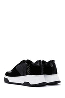Kadın Siyah Süet Deri Sneaker | Derimod Kadın Siyah Süet Deri Sneaker | Derimod