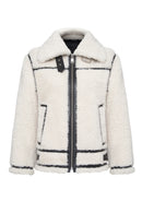 Verbier Women's Beige Teddy Coat | Derimod Verbier Women's Beige Teddy Coat | Derimod