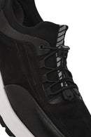 Men's Black Lace-up Leather Sneaker | Derimod Men's Black Lace-up Leather Sneaker | Derimod