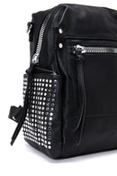 Women's Black Long Strap Backpack | Derimod Women's Black Long Strap Backpack | Derimod
