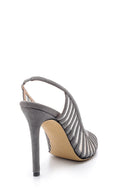 Women's Suede Leather Heeled Shoes | Derimod Women's Suede Leather Heeled Shoes | Derimod