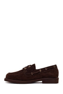 Woman Brown Lace-up Suede Casual Shoes | Derimod Woman Brown Lace-up Suede Casual Shoes | Derimod