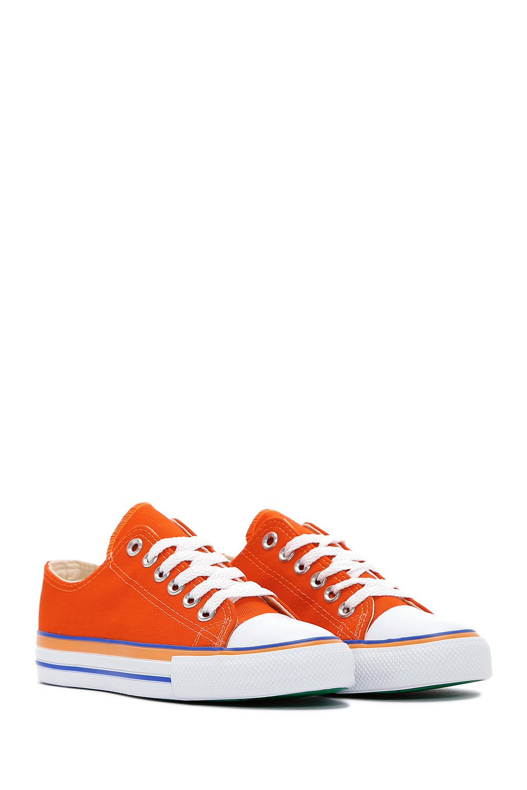 Kadın Turuncu Kumaş Sneaker