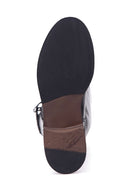 Women's Zippered Leather Boots | Derimod Women's Zippered Leather Boots | Derimod