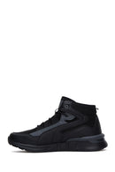 Men's Black High Top Sneaker | Derimod Men's Black High Top Sneaker | Derimod