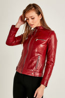 Mystery Kadın Deri Ceket | Derimod Mystery Kadın Deri Ceket | Derimod