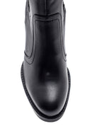 Women's Leather Chelsea Heeled Boots | Derimod Women's Leather Chelsea Heeled Boots | Derimod
