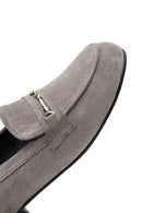 Kadın Vizon Süet Deri Loafer | Derimod Kadın Vizon Süet Deri Loafer | Derimod