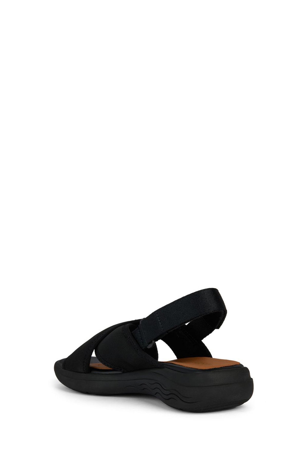 Kadın Siyah Kumaş Sandalet