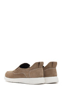 Erkek Vizon Nubuk Deri Comfort Loafer | Derimod Erkek Vizon Nubuk Deri Comfort Loafer | Derimod