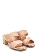 Women's Casual Heeled Slippers | Derimod Women's Casual Heeled Slippers | Derimod