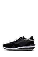 Alberto Guardiani Women's Black Wen Leather Thick Soled Sneaker | Derimod Alberto Guardiani Women's Black Wen Leather Thick Soled Sneaker | Derimod