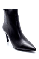 Women's Leather Thin Heeled Boots | Derimod Women's Leather Thin Heeled Boots | Derimod