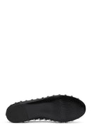 Women's Black Stone Ballet Ballet | Derimod Women's Black Stone Ballet Ballet | Derimod