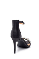 Women's Stone Heeled Sandals | Derimod Women's Stone Heeled Sandals | Derimod